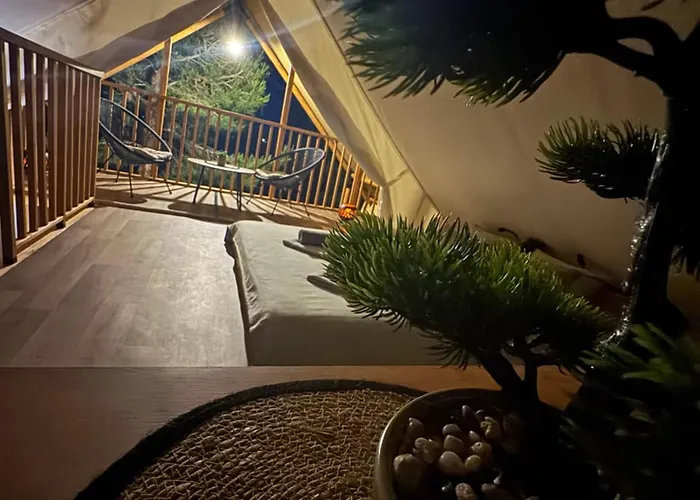 Luxusní stan Luna Glamping De Luxe Drage